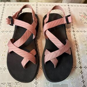 Madden Girl Pink Strappy Crossband Sandals